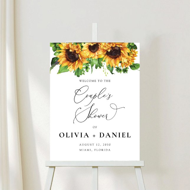 Sunflower Couple Shower Foam Boards (Creator Uploaded)