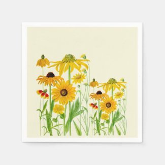 Sunflower Cousins Paper Napkins