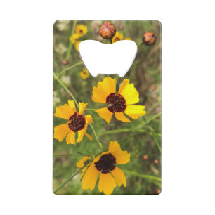 Sunflower Credit Card Bottle Opener