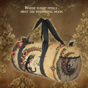 Sunflower Crescent Queen Duffle Bag