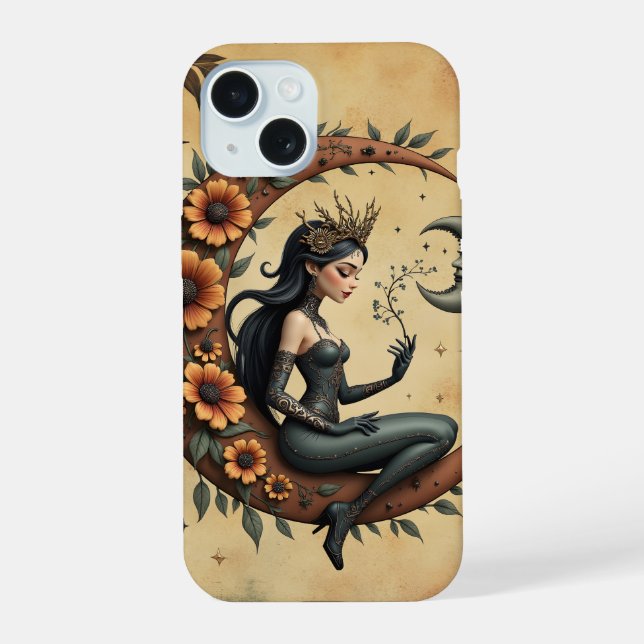 Sunflower Crescent Queen  Iphone Case (Back)