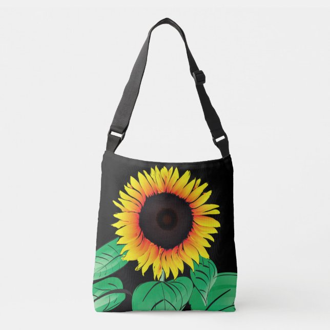 Sunflower Crossbody Bag - Choose Colors (Front)