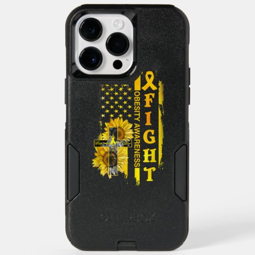 Sunflower Crossing Obesity Awareness T OtterBox iPhone 14 Pro Max Case