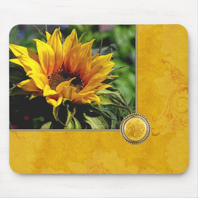 Sunflower Custom designer Mousepad (Front)