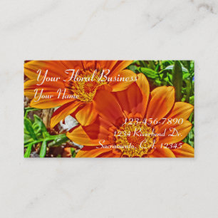 Sunflower customizable business cards