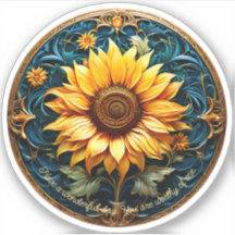 Sunflower Customizable Inspirational Custom-Cut