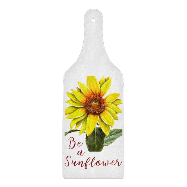 Sunflower Cutting Board (Front)
