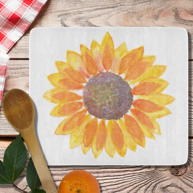Discover Sunflower Cutting Board