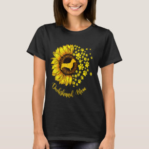 Sunflower Dachshund Mom Dog Lover T-Shirt