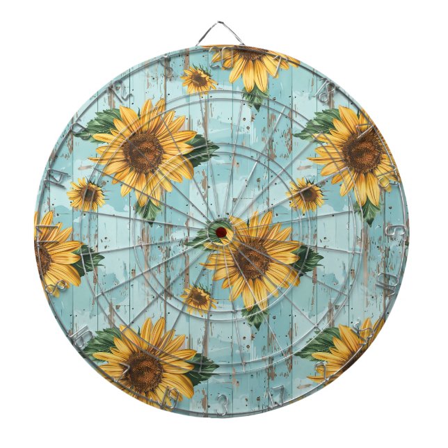 sunflower dart board (Front)