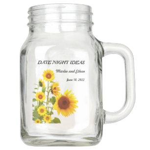 Sunflower Date Night Jar