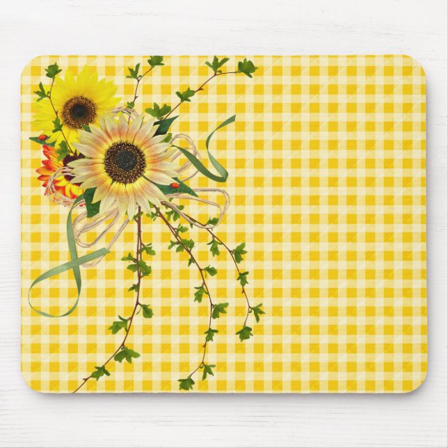 Sunflower Day Mouse Pad (Front)