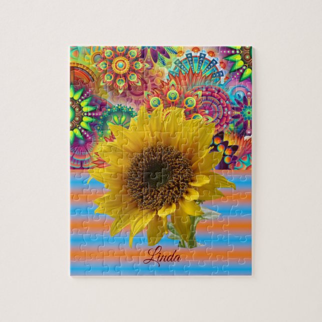 Sunflower Decorative Jigsaw Puzzle (Vertical)