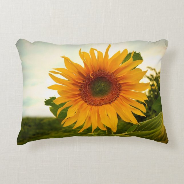 Sunflower Decorative Pillow (Front)