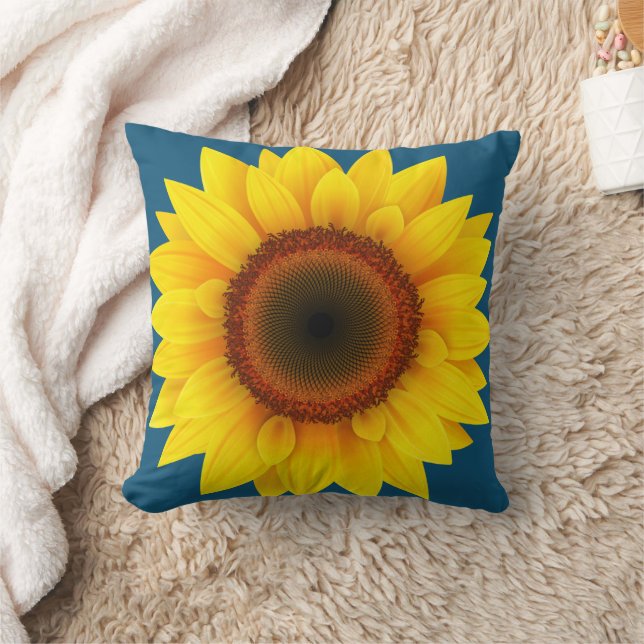 Sunflower Decorative Pillow (Blanket)