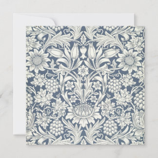 Sunflower Design (by William Morris) Card