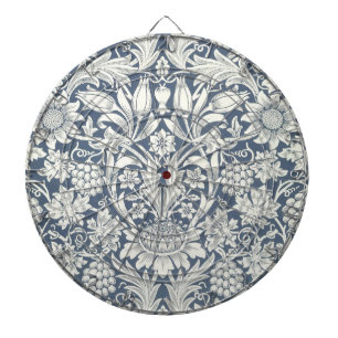 Sunflower Design (by William Morris) Dartboard