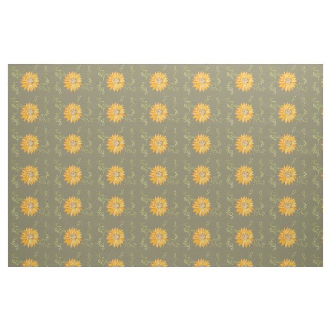 Sunflower design fabric (Fat Quarter)