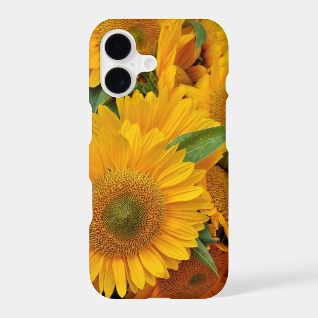 Sunflower Design Iphone Case (Back)