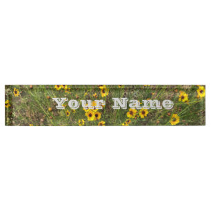 Sunflower Desk Name Plate