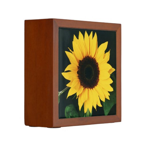 Sunflower desk organizer | Zazzle