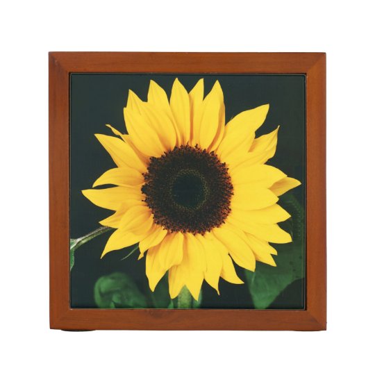 Sunflower desk organizer | Zazzle.com