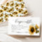 Sunflower Diaper Raffle Ticket Enclosure Card