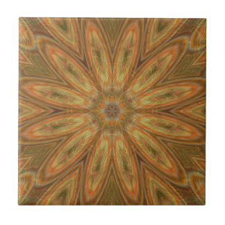 Sunflower Digital Art Ceramic Tile 4.25" size