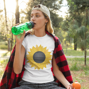 Sunflower Disco Ball Retro Party Vibe T-Shirt