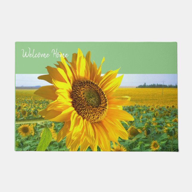 Sunflower Door Mat (Front)