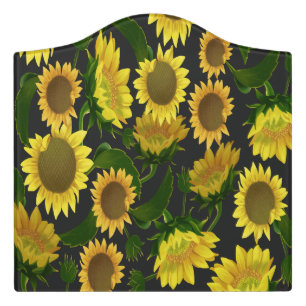 Sunflower Door Sign