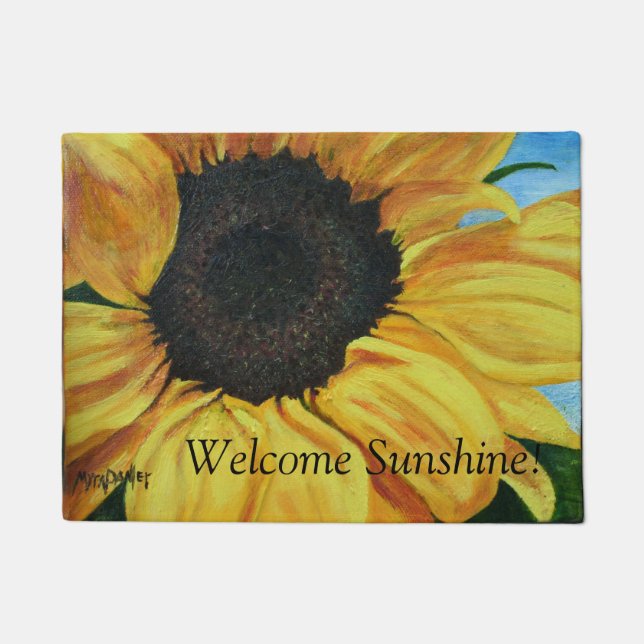 sunflower doormat (Front)