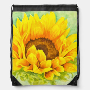 Sunflower Drawstring Bag