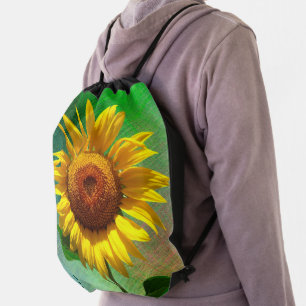 Sunflower Drawstring Bag