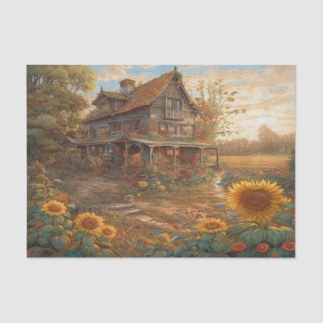 Sunflower Dreams Tissue Paper (Front)