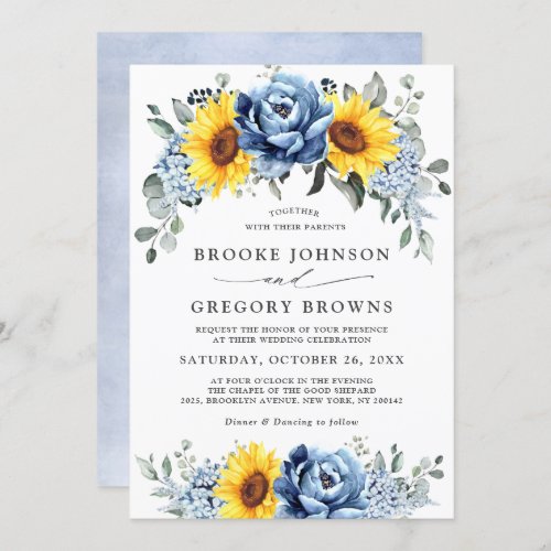 Affordable Sunflower Wedding Invitations (2022)