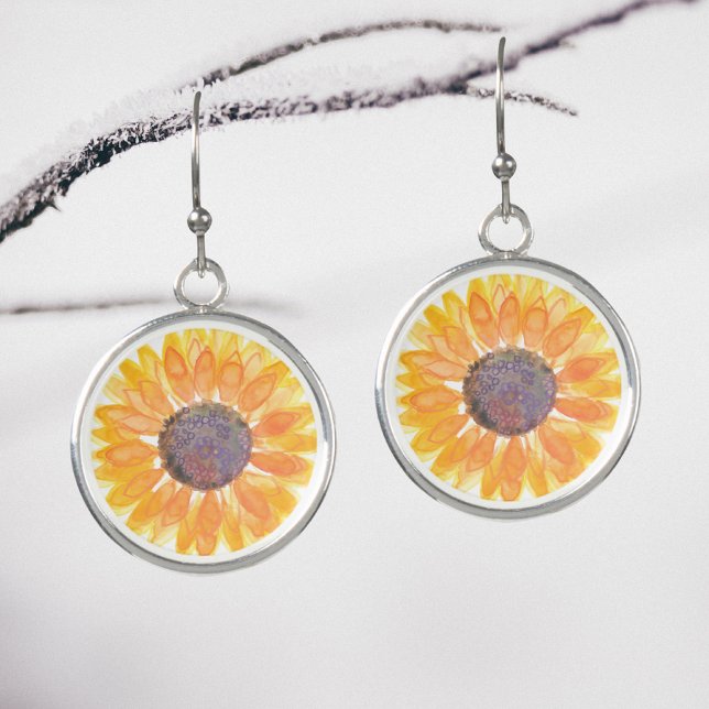 Sunflower Earrings (Creator Uploaded)