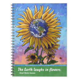 Sunflower Earth Art Notebook