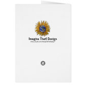 Sunflower Earth Cards (Back)