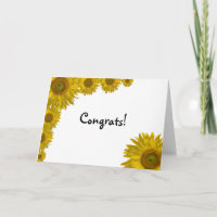 Sunflower Edge Congratulations