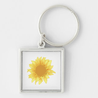 Sunflower Elegance Keychain