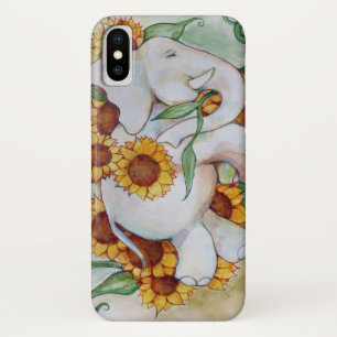 Sunflower Elephant iPhone X Case