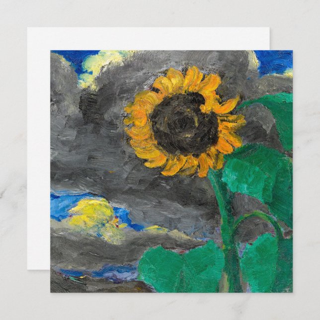 Sunflower | Emil Nolde | (Front/Back)