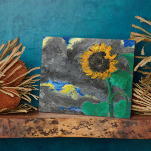 Sunflower Emil Nolde Plaque