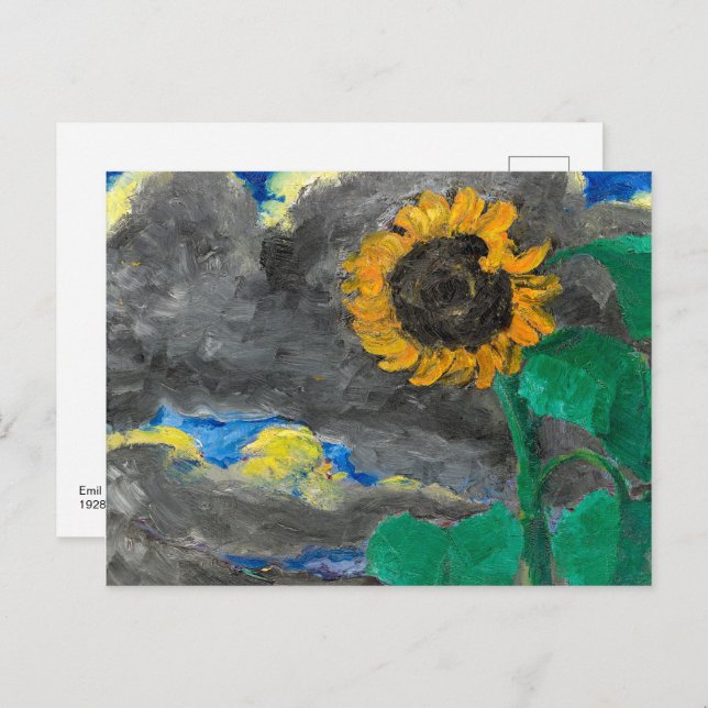 Sunflower | Emil Nolde | Postcard (Front/Back)