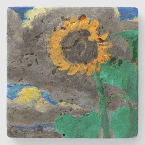Sunflower  Emil Nolde  Stone Coaster