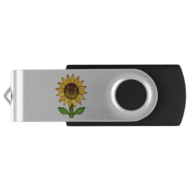 Sunflower - Emoji USB Flash Drive (Back)