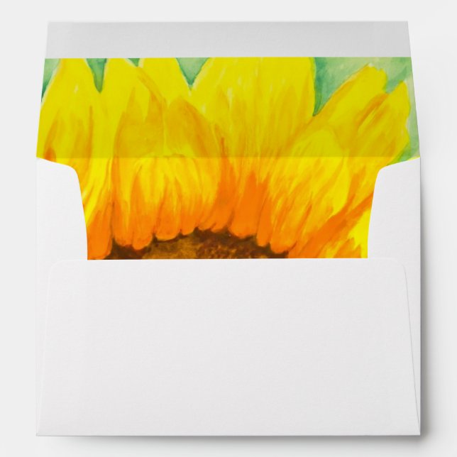 Sunflower Envelope (Back (Bottom))