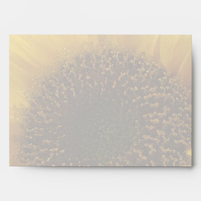 Sunflower Envelope (Front)