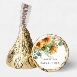 Sunflower & Eucalyptus Baby Shower  Hershey®'s Kisses®